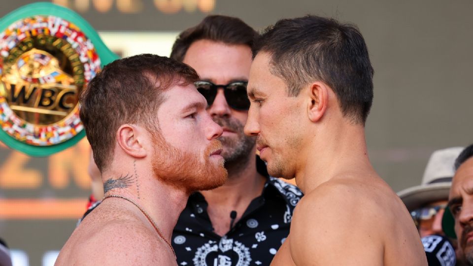 El último face to face entre Canelo y Golovkin antes de la pelea