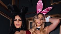 Como conejitas, Lele Pons y Kimberly Loaiza elevan la temperatura con coquetos disfraces