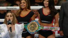 Canelo vs Golovkin: así entonó Carolina Ross el Himno Nacional en Las Vegas | VIDEO