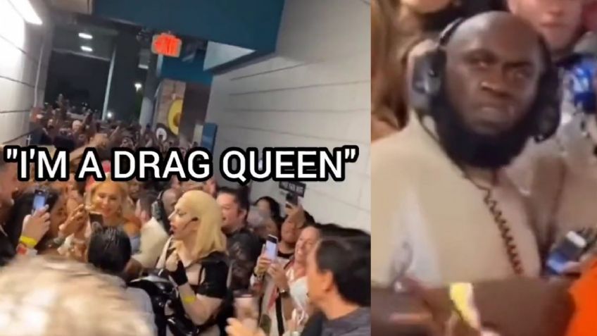 VIDEO | Un guardia confunde a Lady Gaga con una Drag Queen y su reacción se vuelve viral