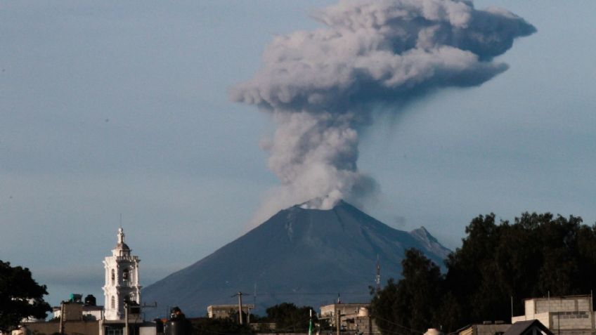 Volcán Popocatépetl registra actividad: prevén caída de ceniza en todas las alcaldías de la CDMX