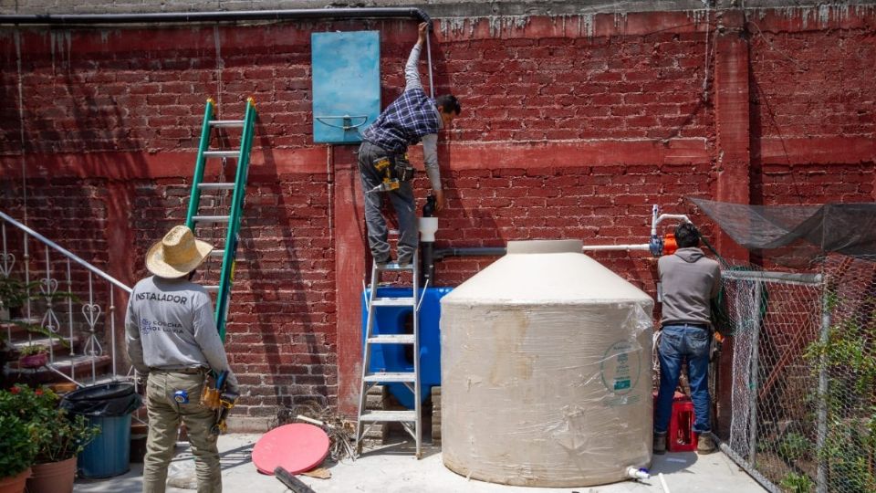 La cosecha de lluvia es un proyecto implementado por la administración de Claudia Sheinbaum