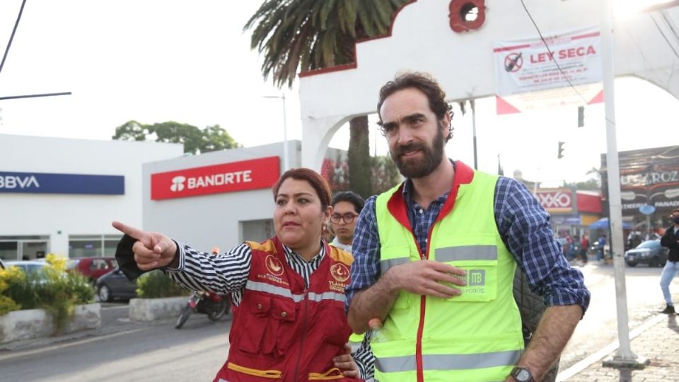 Desde temprana hora se dieron cita en el paradero de Tláhuac.