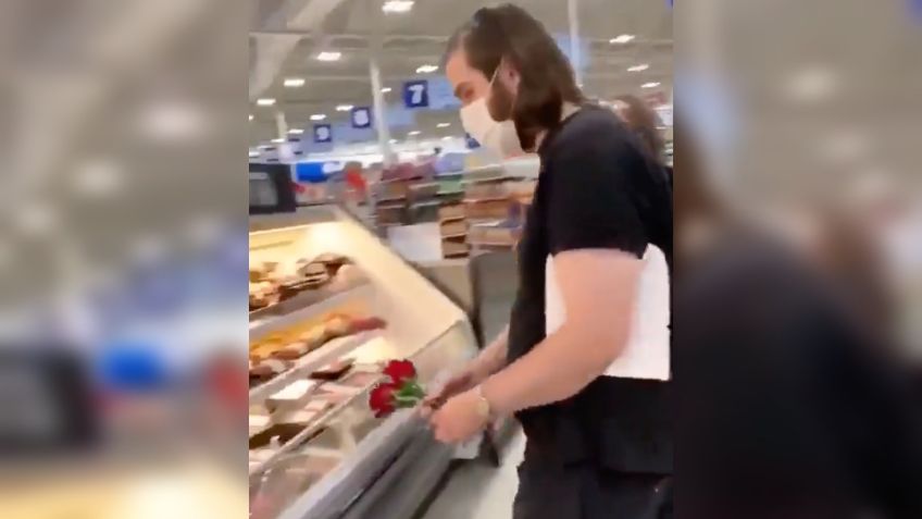 VIDEO | Estos jóvenes veganos realizaron funeral en la sección de carnes de un supermercado