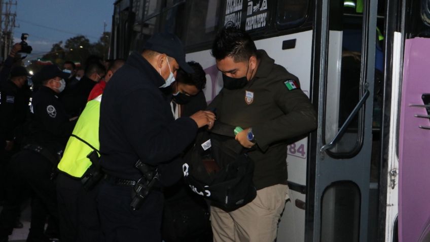 Edomex: Secretaría de Seguridad realiza 10 mil operativos en transporte público