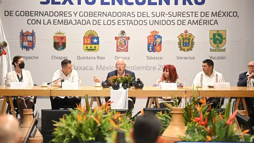 Alejandro Murat encabeza el Sexto Encuentro de Gobernadores Sur-Sureste con Embajada de EU