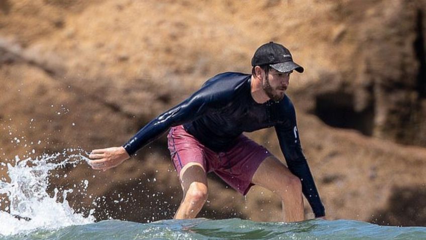 Andrew Garfield disfruta de las playas de Puerto Vallarta y así captaron al actor de Spider-Man