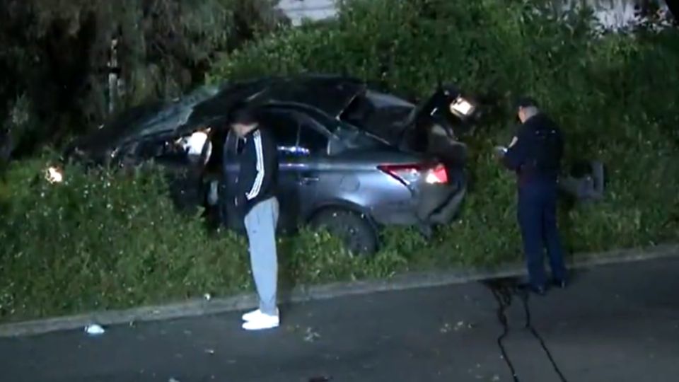 El conductor perdió el control del auto.