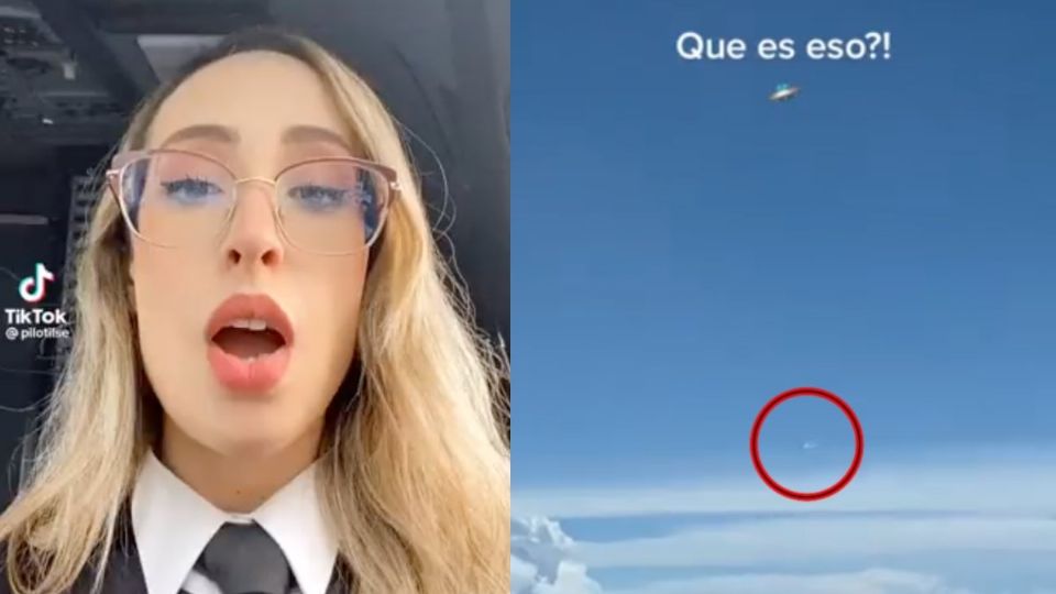 La piloto, de nombre Ilse, quedó asombrada con el avistamiento