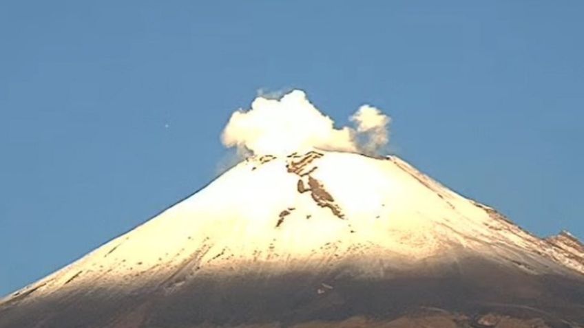 El volcán Popocatépetl continúa con exhalaciones: sigue el amarillo fase 2