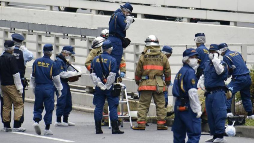 Un hombre se prende fuego en Japón en protesta por el funeral del ex primer ministro