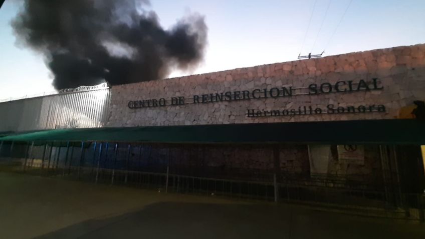 Sonora: un incendio en el área femenil del Cereso obliga a desalojar 600 personas