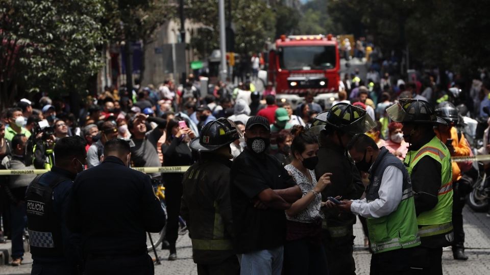 Las escenas de pánico regresaron el pasado lunes a las calles de la CDMX. FOTO: EFE