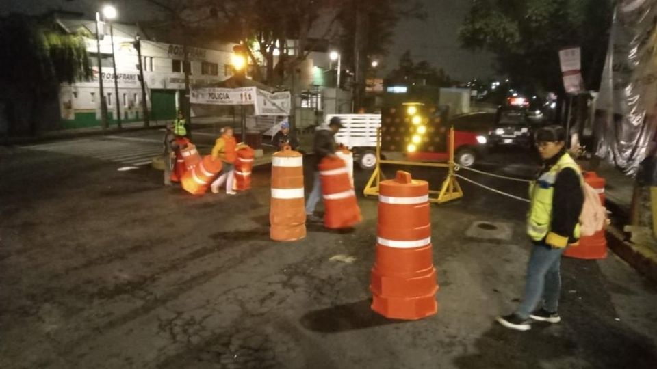 Las obras de reencarpetamiento en la Avenida Luis Cabrera forman parte del Programa de Conservación de la Red Vial Primaria