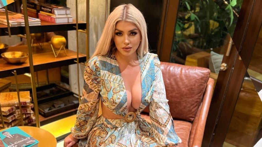 Mariana González, novia de Vicente Fernández Jr., derrite la red con atrevido vestido de transparencias: VIDEO