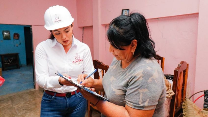 Indira Vizcaíno visita zonas más afectadas por los sismo en Colima: “Vamos a estar cerca de todos ustedes”