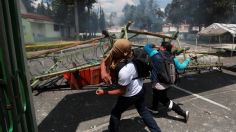 Videos I Se registran enfrentamientos entre policías y manifestantes afuera del Campo Militar 1