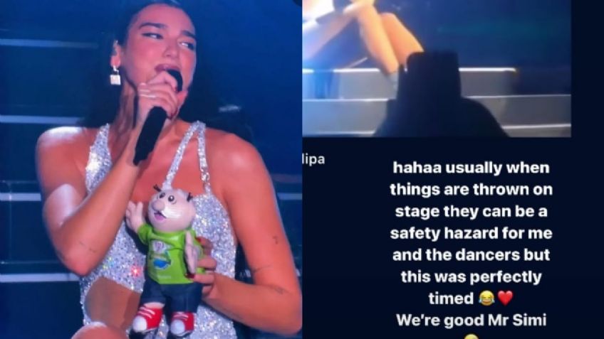 Dua Lipa  rompió el silencio e hizo las paces con el Dr Simi en concierto de  Monterrey: "Estamos bien"