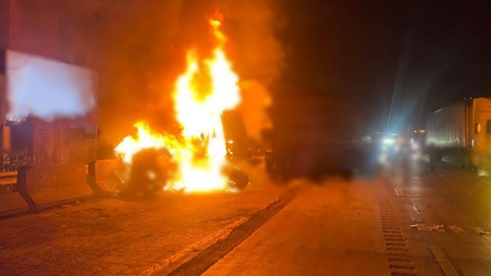 Accidente en la México-Querétaro causó incendio