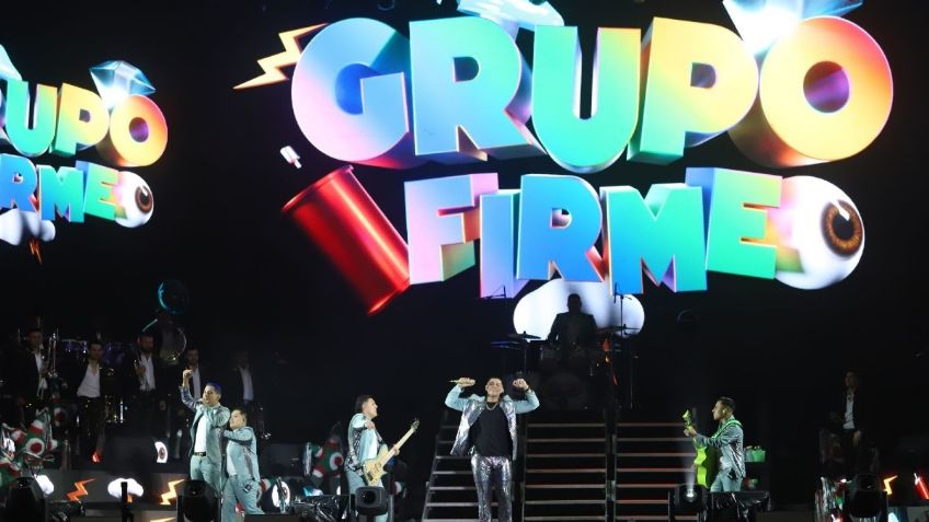 Grupo Firme la rompe también en internet, su concierto en la CDMX fue visto por un millón 800 mil personas