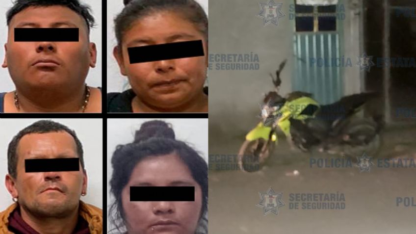 Policías del Edomex desmantelaron una supuesta banda que robaba motos en Toluca