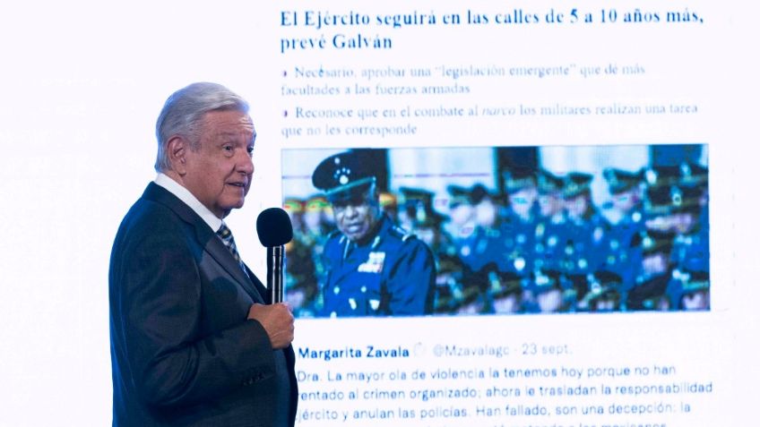 AMLO: "no vamos a violar la Constitución", si no se aprueba iniciativa, el Ejército regresa a los cuarteles en 2024