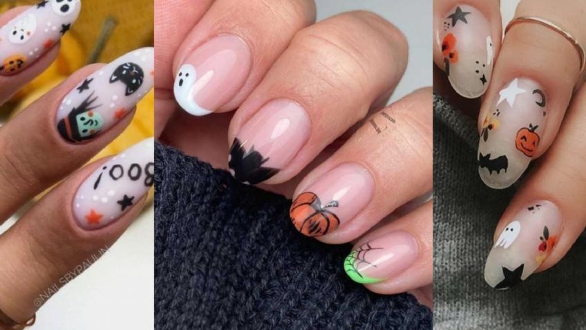 De calabazas a fantasmas, estas son las tendencias para llevar las uñas más aterradoras en Halloween