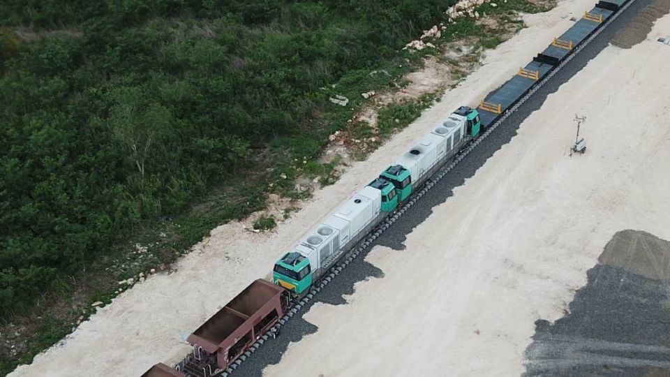 Avanza la construción del Tren Maya.