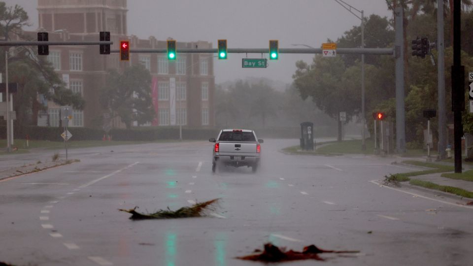 Imagen de los efectos de 'Ian' en la Florida.