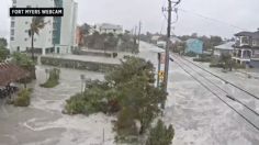 VIDEO: Las imágenes de cómo el mar entró en Florida, arrasó con árboles, casas y vehículos