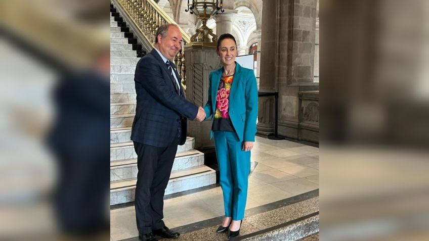 Claudia Sheinbaum recibe al embajador de Israel en México