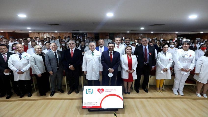 Conmemora IMSS Día Mundial del Corazón y reconoce a trabajadores del Hospital de Cardiología por atención a cardiopatías