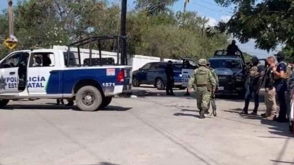 Elementos de la Guardia Nacional, Policía Estatal y Fiscalía se hicieron presentes