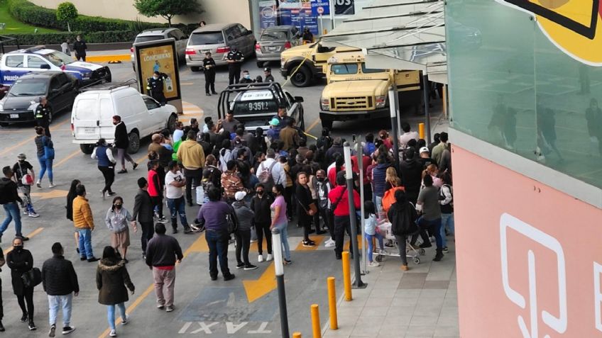 Balacera en un centro comercial de Naucalpan deja dos heridos