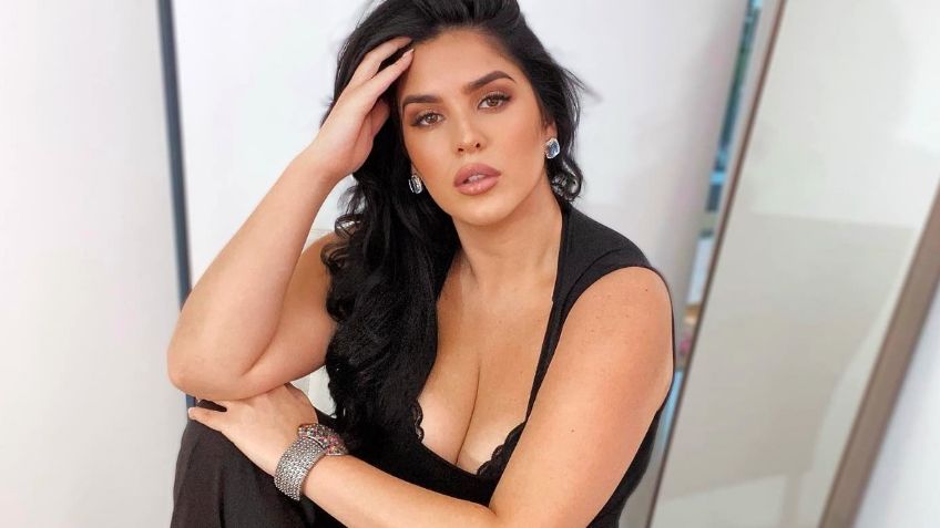 Curvy Zelma deja poco a la imaginación con look de transparencias