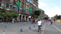 Zócalo de la CDMX retoma programa impulsor del uso de bicicletas