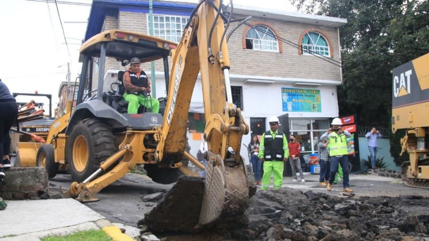 Tlalpan le declara la guerra a los baches; inicia reencarpetado en la colonia Miguel Hidalgo