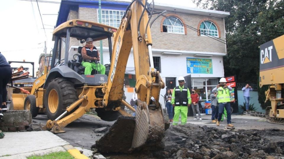 La edil indicó que la  meta es reencarpetar más de 80 mil metros cuadrados de asfalto