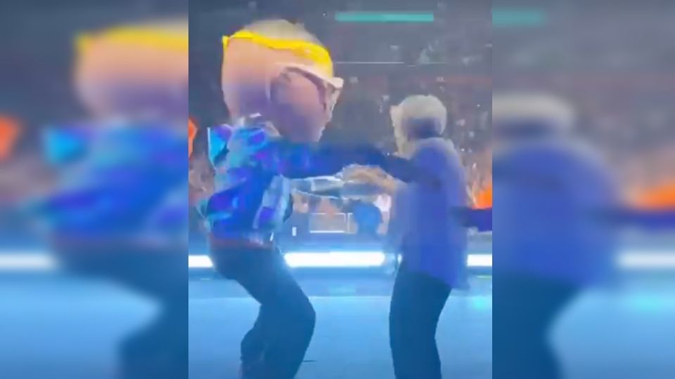 Abuelita baila al ritmo de 'Hot' en concierto de Daddy Yankee