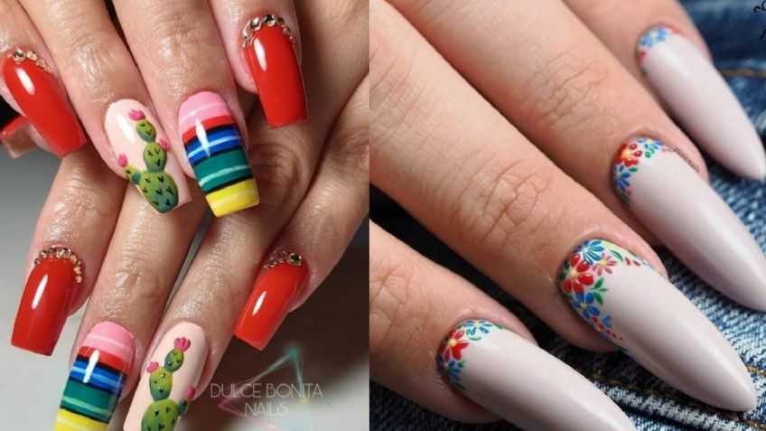 ¡Adiós verano!, estos son los diseños de uñas patrias para derrochar estilo en septiembre