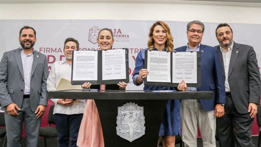 CDMX firma convenio de digitalización y movilidad con Baja California