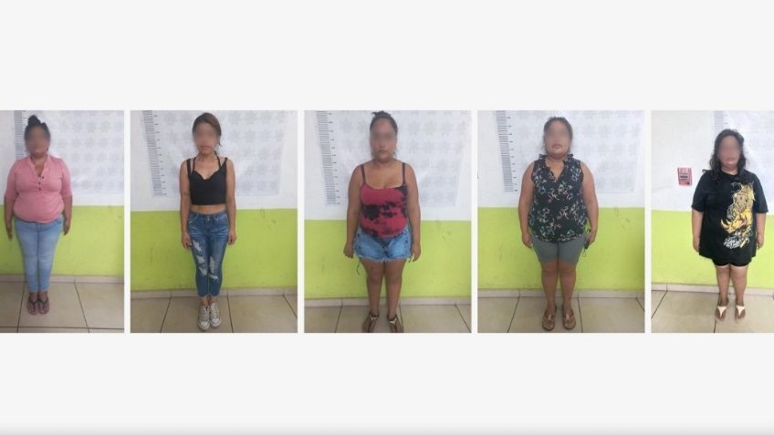 Colima: 5 mujeres son detenidas fuertemente armadas, con drogas y 400 mil pesos en efectivo