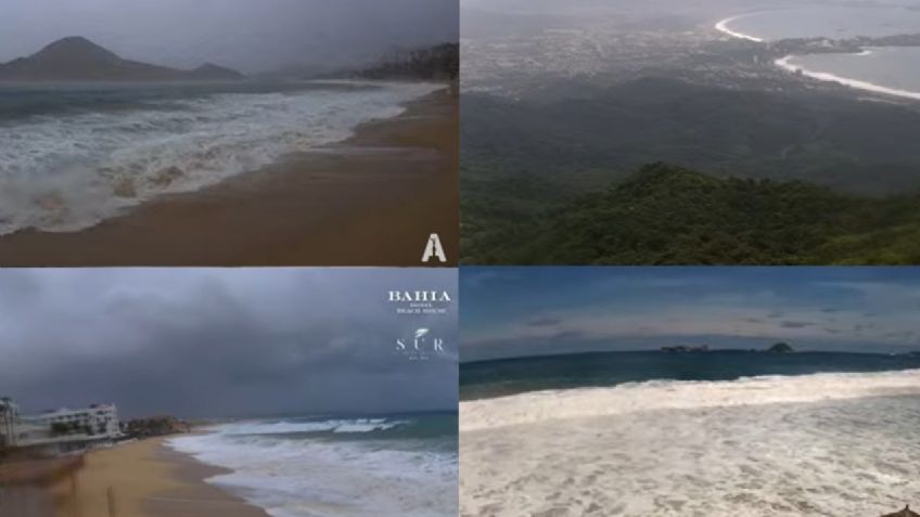 VIDEO: webcams para mirar los efectos del huracán Kay en Los Cabos, Mazatlán, Ixtapa y Manzanillo