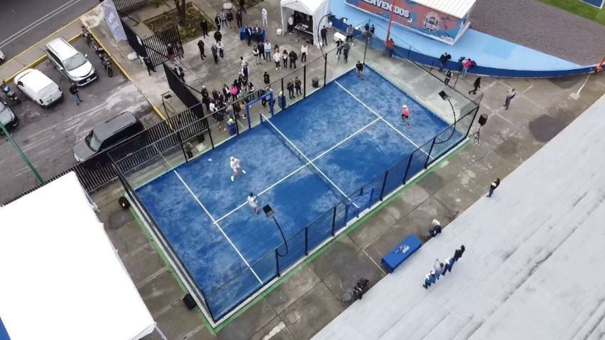 Inauguran en Benito Juárez la primera cancha pública de pádel en la CDMX