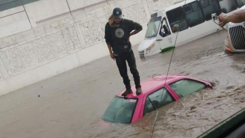 VIDEOS | Las impactantes imágenes de las inundaciones provocadas por las fuertes lluvias en Ecatepec