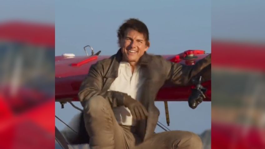 VIDEO | Tom Cruise arriesga su vida con peligrosa acrobacia sobre una avioneta en pleno vuelo