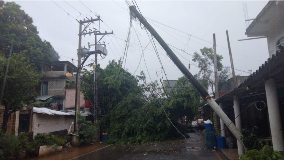 Las calles de Acapulco han sido severamente afectadas tras el paso de 'Kay'