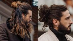 3 peinados fáciles y varoniles para hombres con el cabello largo