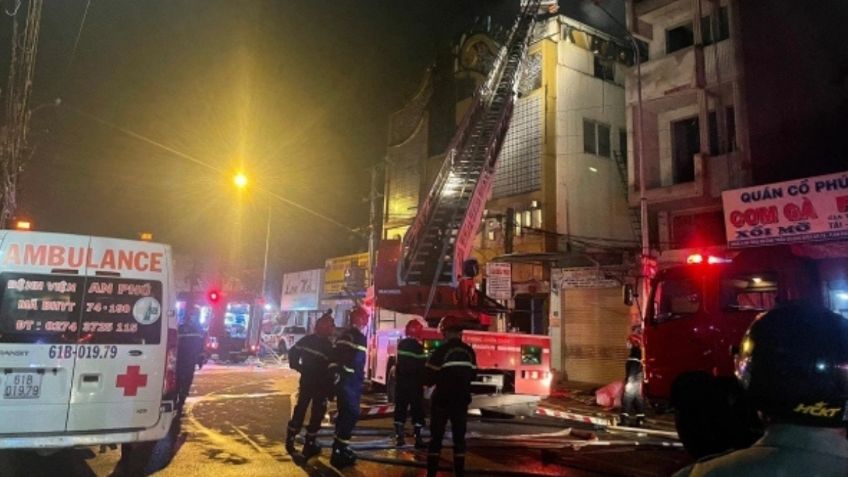 Impactantes imágenes: mueren 14 en feroz incendio en un karaoke