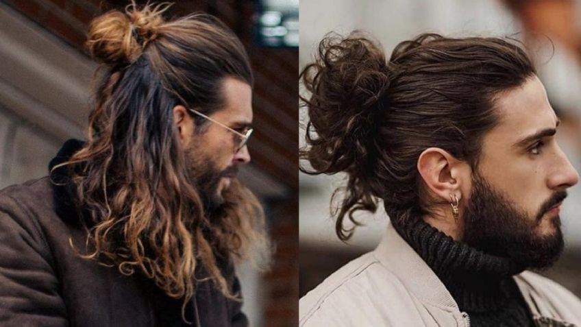 3 peinados fáciles y varoniles para hombres con el cabello largo